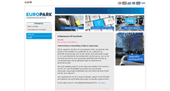 Desktop Screenshot of europark.dk