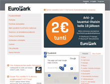 Tablet Screenshot of europark.fi