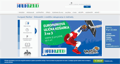 Desktop Screenshot of europark.si