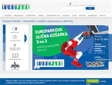 Tablet Screenshot of europark.si