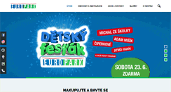 Desktop Screenshot of europark.cz