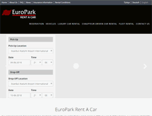 Tablet Screenshot of europark.com.tr