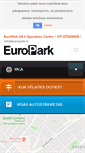 Mobile Screenshot of europark.lv